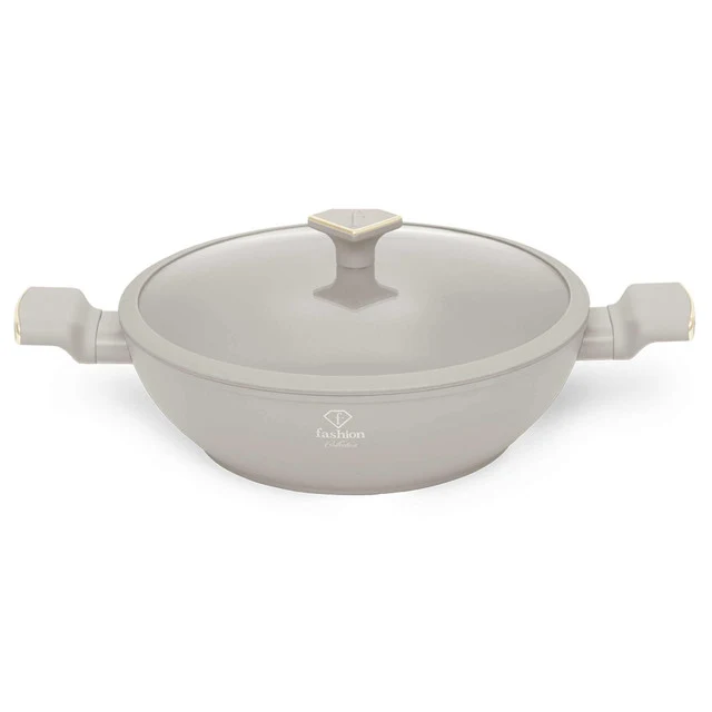 Wok Con Tapa De 30 Cm