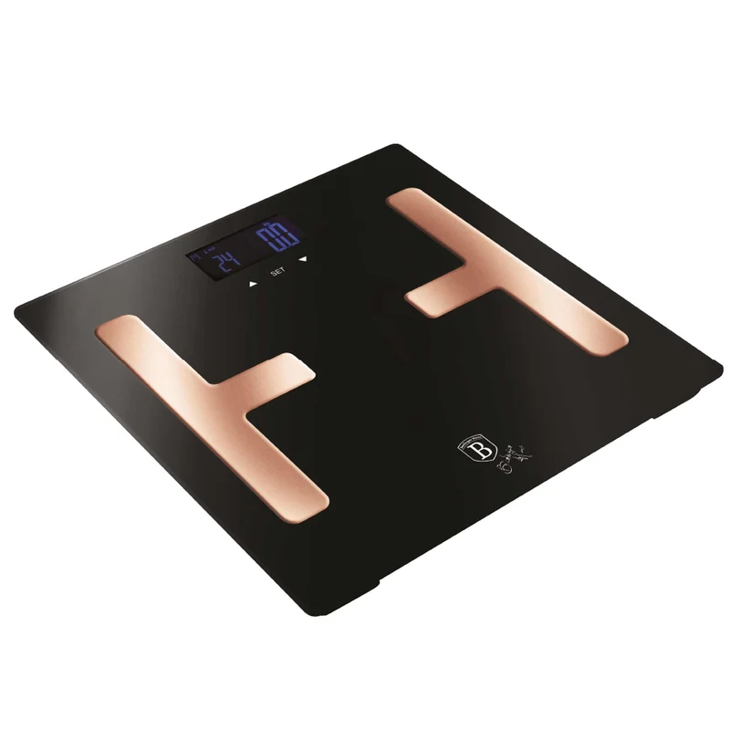Báscula Digital De Vidrio Para Baño Con Capacidad Para Medir La Grasa Corporal: 180 Kg.