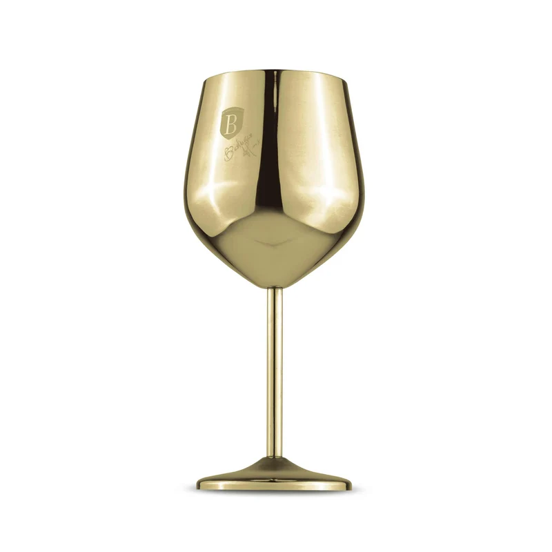 Set De 2 Copas De Vino De Metal