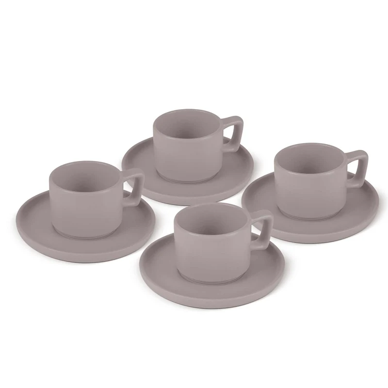 Set De 4+4 Tazas De Espresso