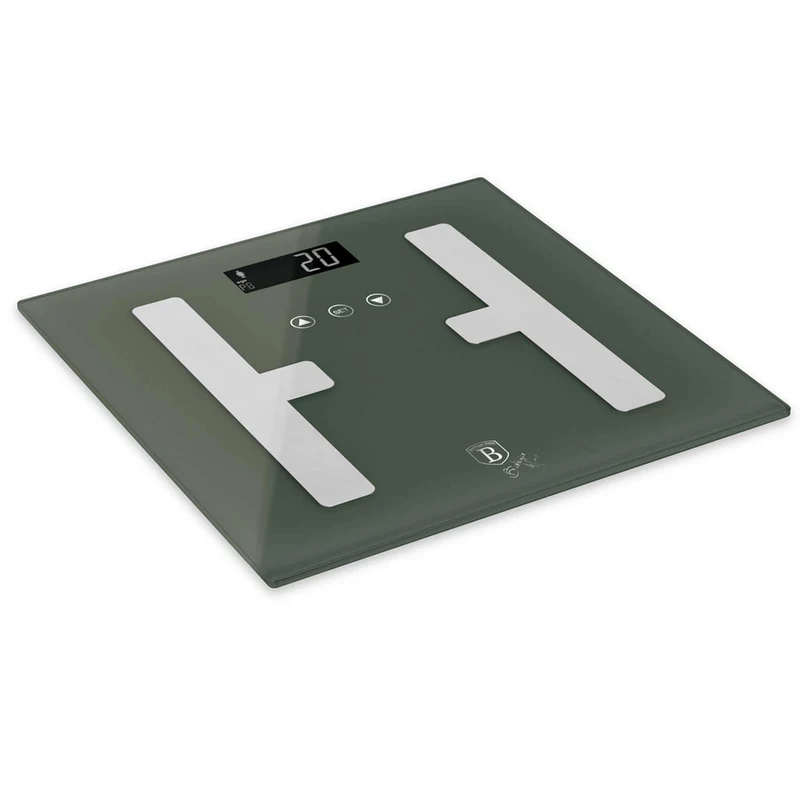 Báscula Digital De Vidrio Para Baño Con Capacidad Para Medir La Grasa Corporal: 180 Kg.