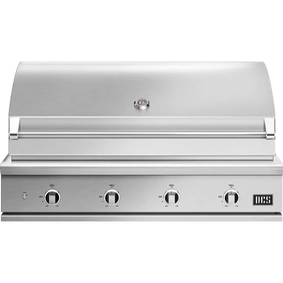 DCS Barbecue Série 9 intégré de 48 pouces - Charbon/Gaz naturel BE1-48C-N