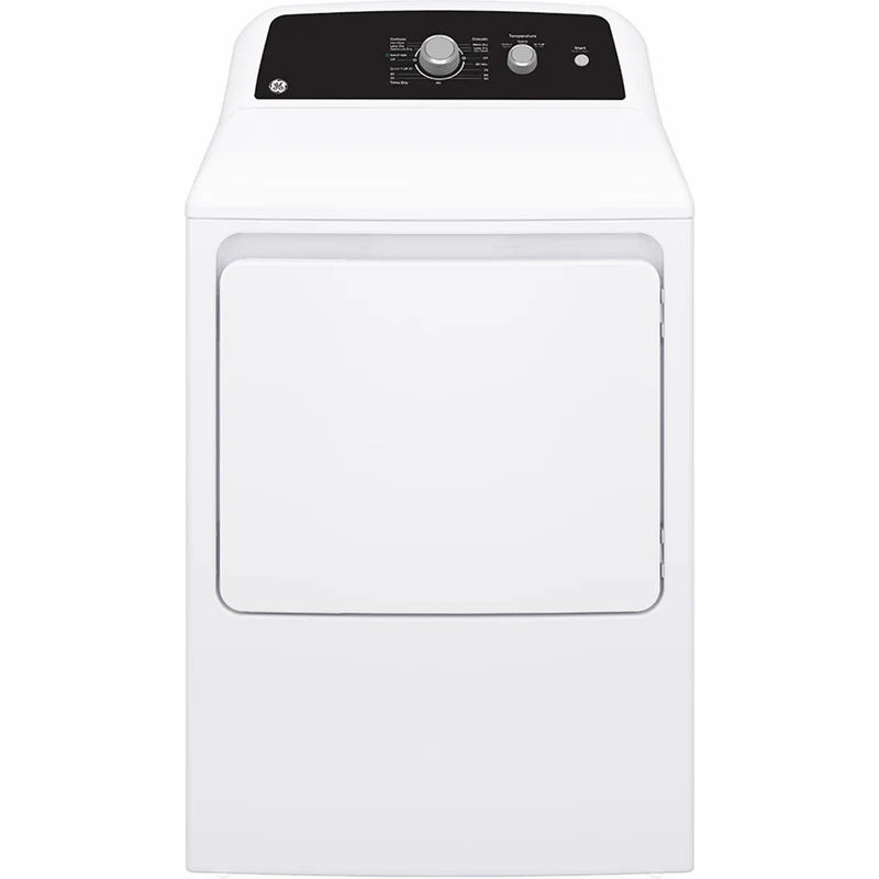 GE Sécheuse électrique à chargement par le dessus de 6,2 pi³ avec cycle SaniFresh GTX34EBMRWS