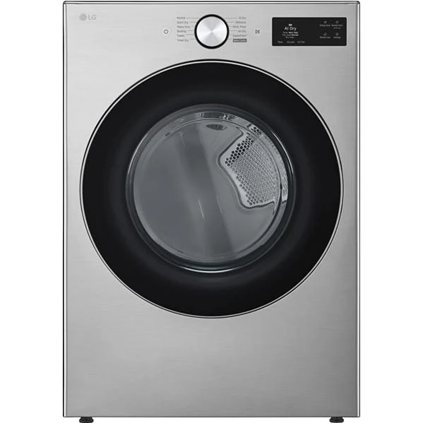 LG Sécheuse électrique intelligente à chargement frontal de 7,4 pi³ à très grande capacité avec TurboSteam® DLEX5800V