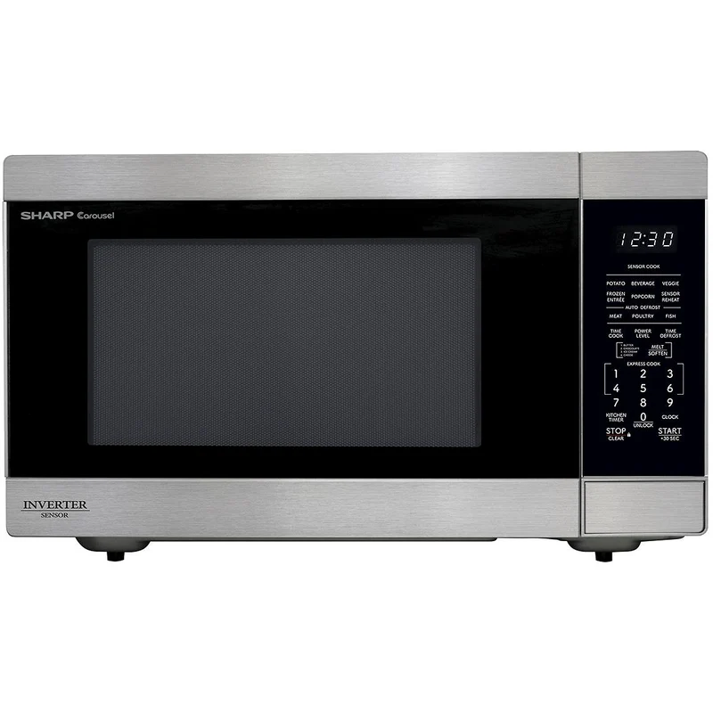 Sharp Four à micro-ondes de comptoir de 24.4 pouces, 2,2 pi. cu. SMC2264KSC