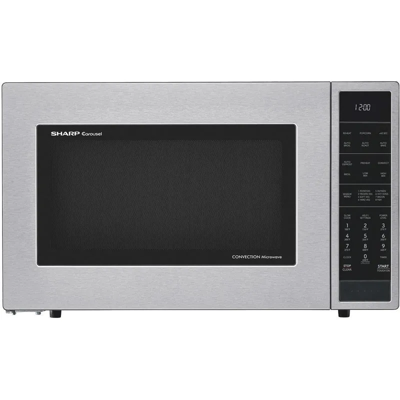 Sharp Four à micro-ondes de comptoir de 24.7 pouces, 1,5 pi. cu. SMC1585KS