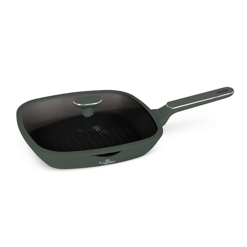 Sartén Parrilla Con Tapa De 28 Cm