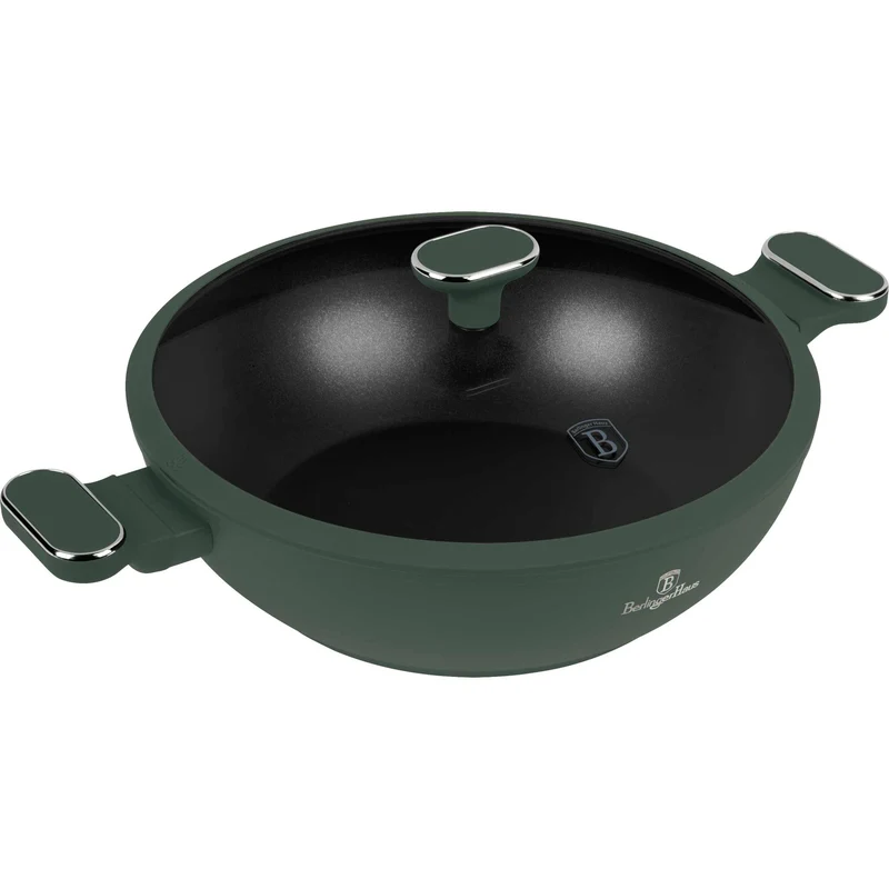 Wok Con Tapa De 30 Cm