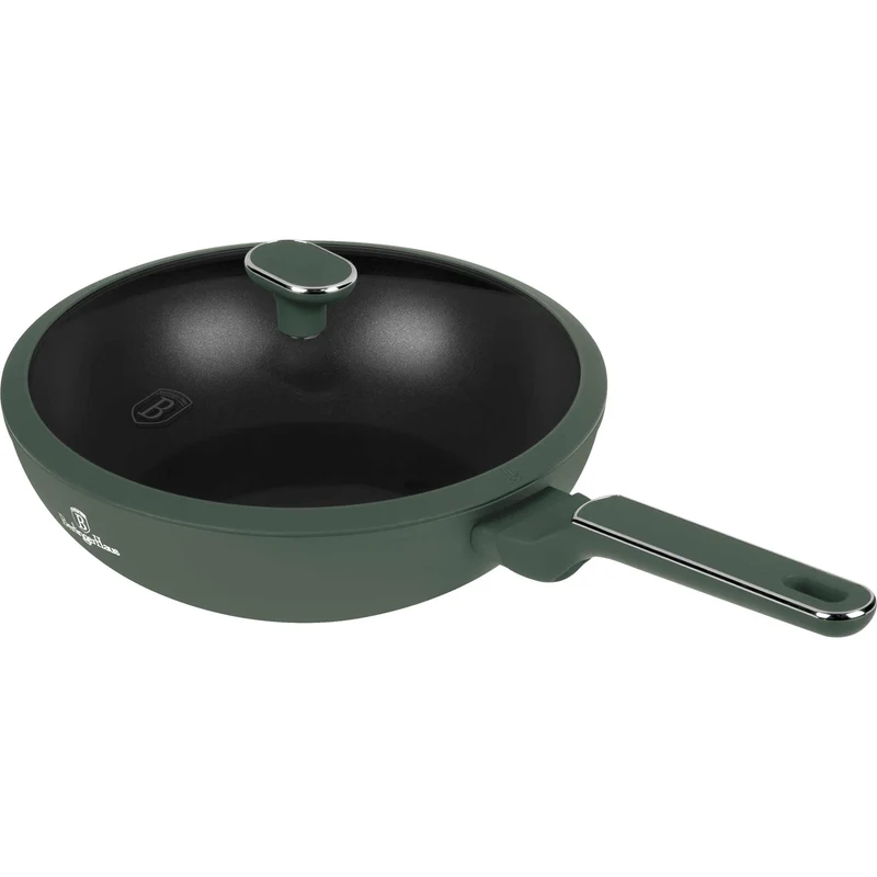 Wok Con Tapa De 28 Cm