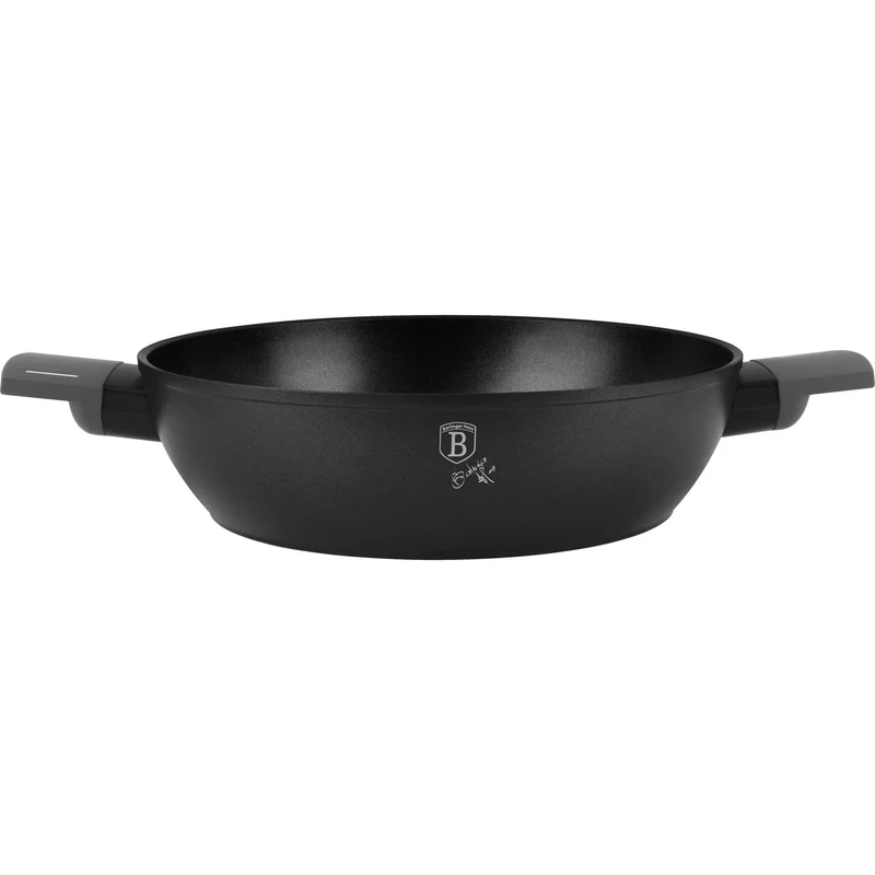 Olla Poco Profunda Con Tapa De 28 Cm