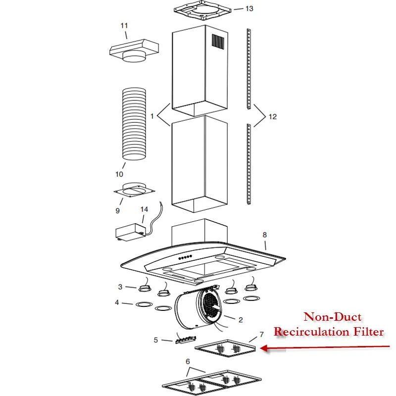 Broan Accessoires de ventilation Filtres S99527023