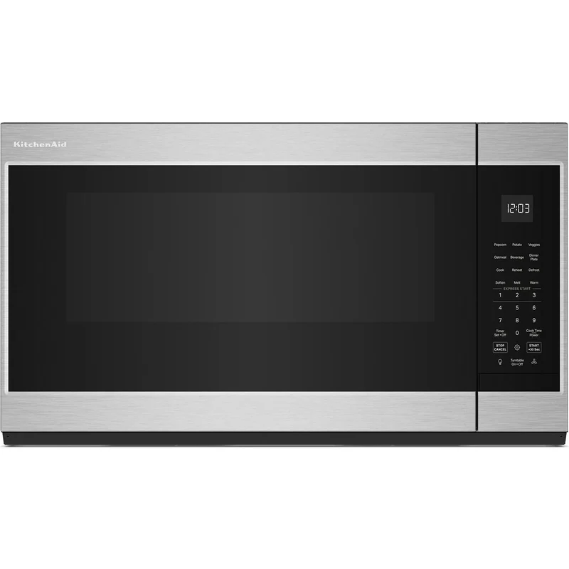 KitchenAid Four à micro-ondes à hotte intégrée de 30 pouces, 1,9 pi. cu. YKMMS130RPS