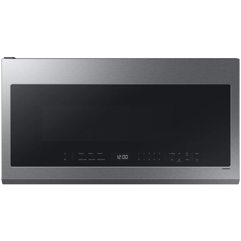 Samsung Four à micro-ondes à hotte intégrée Smart de 30 po, 2,1 pi cu ME21DG6300SR/AC