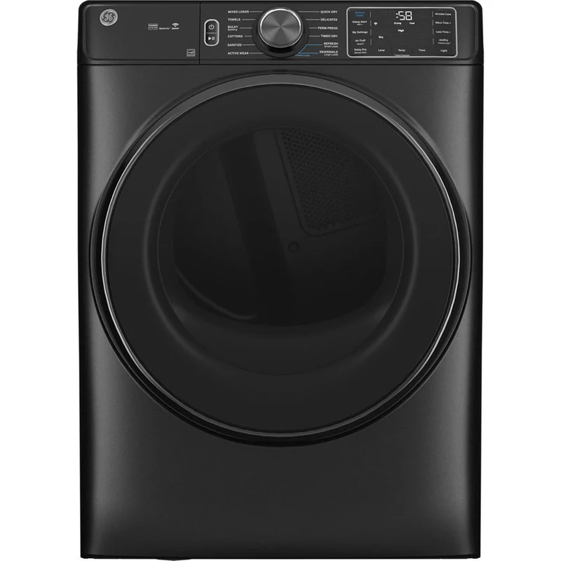 GE Sécheuse électrique de 7,8 pi. cu. avec avec vapeur et cycle de désinfection GFD65ESMVDS