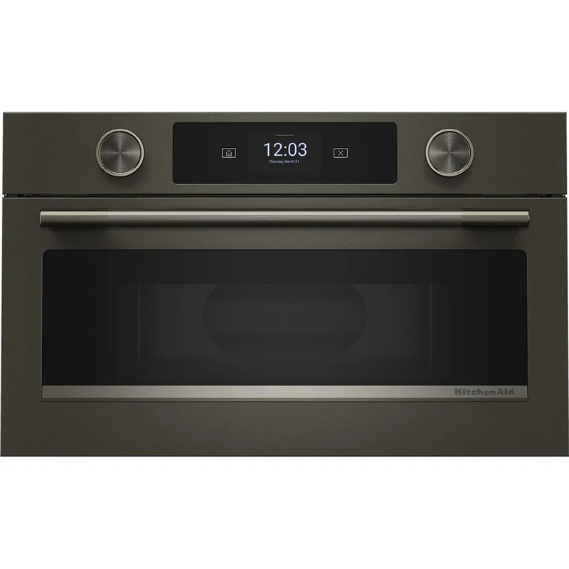 KitchenAid Four à micro-ondes encastrable de 30 pouces avec technologie convection KMBS730SBE