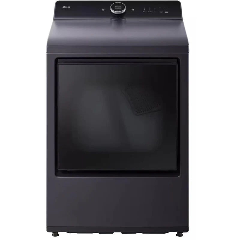LG Sécheuse électrique de 7,3 pi. cu. avec porte EasyLoad™ et capteur AI DLEX8600BE