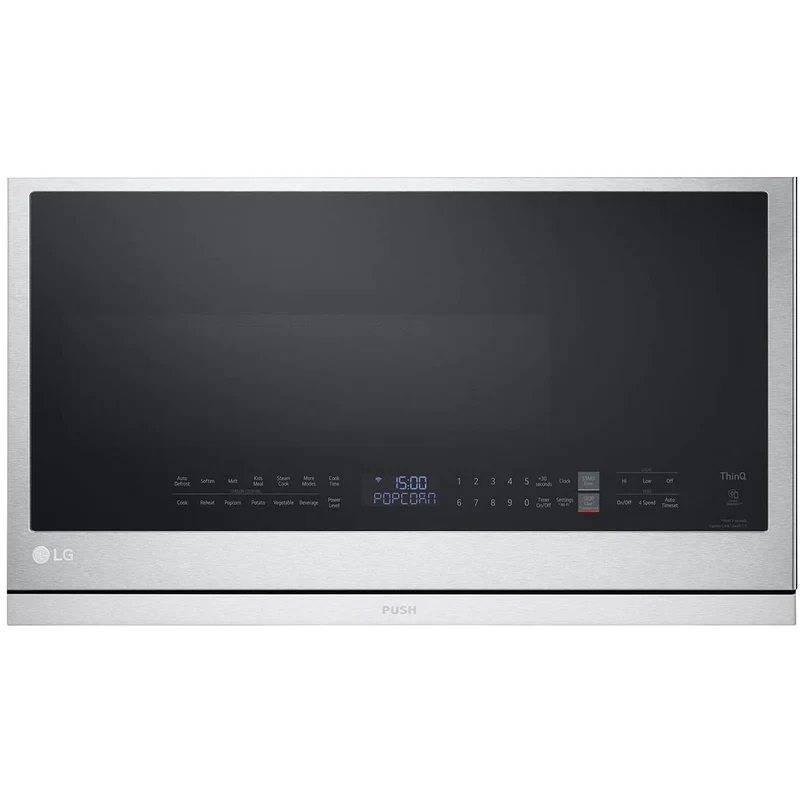 LG Four à micro-ondes à hotte intégrée de 30 pouces, 2,1 pi. cu. avec EasyClean® MVEL2137F