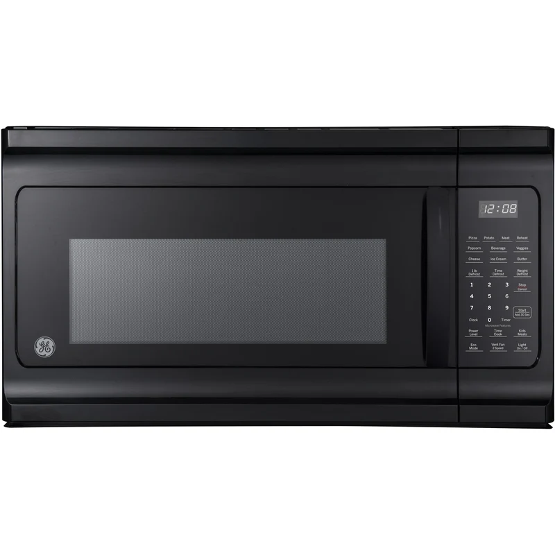 GE Four à micro-ondes à hotte intégrée de 30 po de 1,6 pi cu JVM2160DMBB