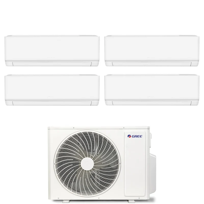 Climatiseur quadri-split Gree Cosmo 9+9+9+9 avec GWHD(36)NK6OO R-32 Wi-Fi intégré