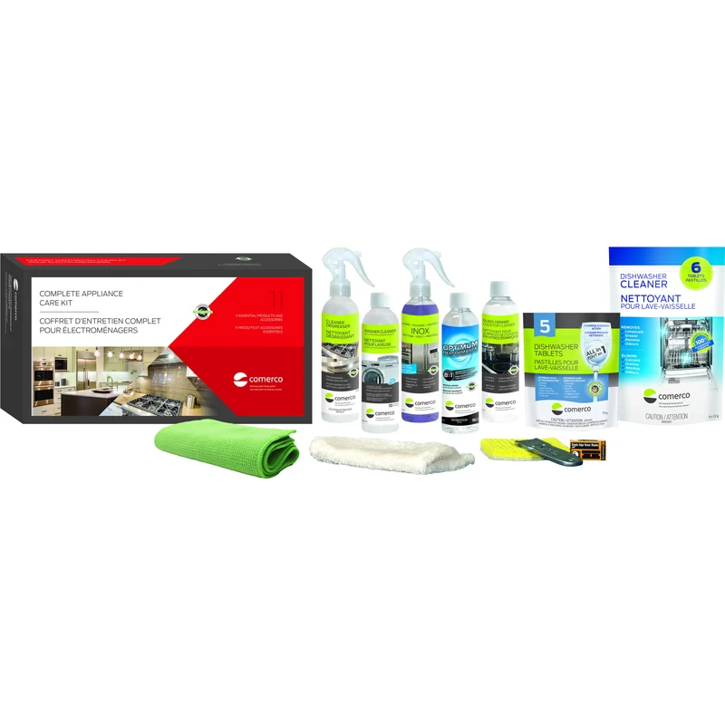 Comerco Coffret d'entretien complet pour électroménagers 3399.11301
