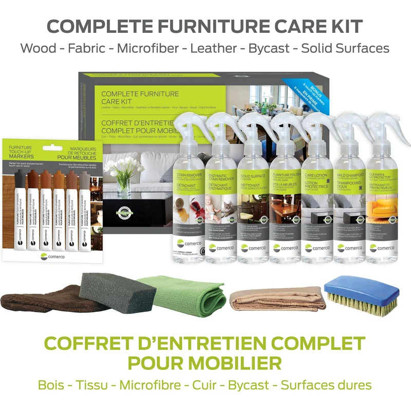 Comerco Coffret d'entretien complet pour mobilier 2399.10401