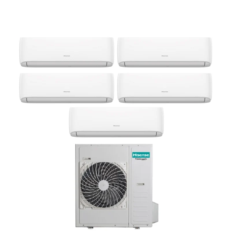 Climatiseur penta-split Hisense Hi-Comfort 7+7+9+12+18 avec Wi-Fi intégré 5AMW125U4RTA R-32