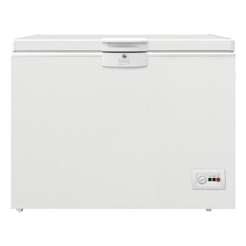 Congélateur coffre Beko HSM29540, classe E, 298 litres (H 86 x L 110,5 x P 67,5 cm), blanc
