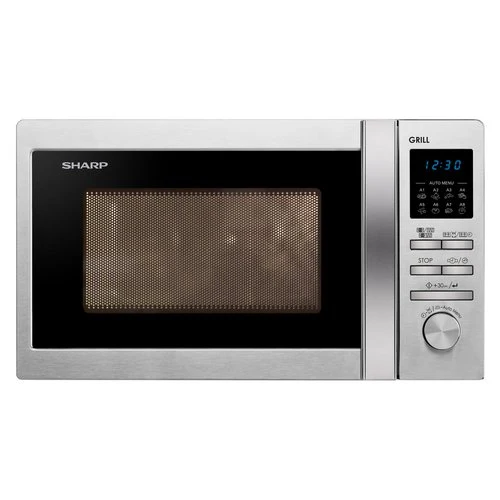 Micro-ondes Sharp R622STWE 20 litres 800 W (H 25,8 x L 44 x P 35,9 cm) Acier inoxydable