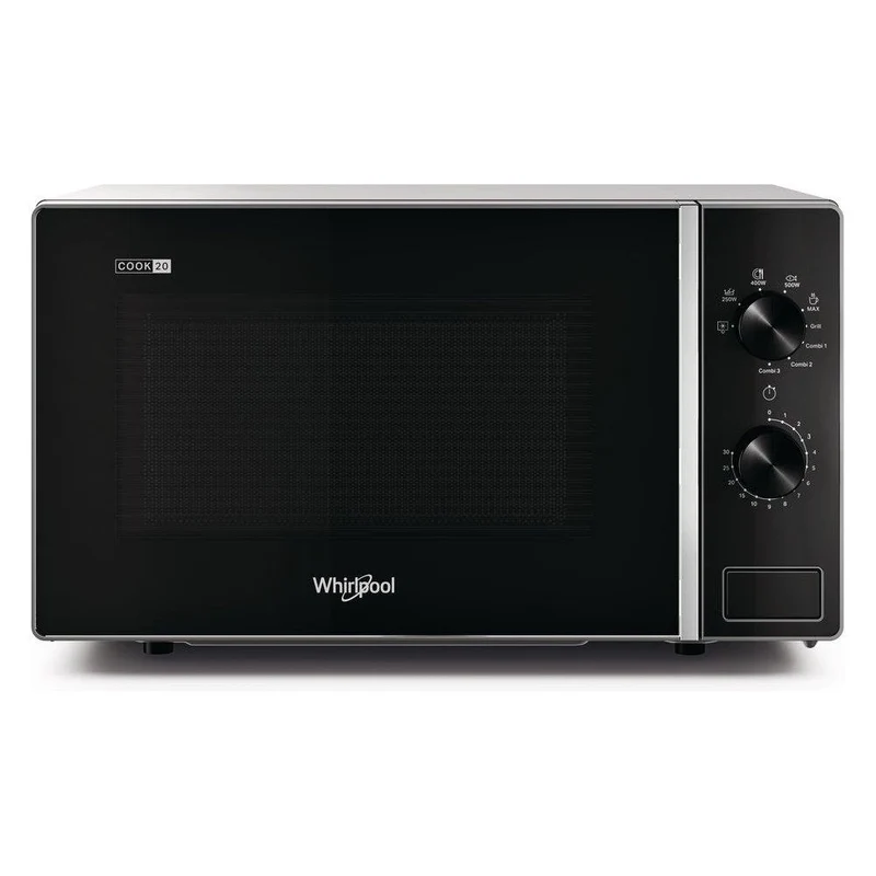 Four à micro-ondes Whirlpool MWP 103 SB 20 litres 700 W (H 66,5 x L 115 x P 96 cm) Noir et argent