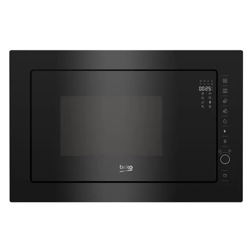 Micro-ondes encastrable Beko BMGB 25333 BG, 25 litres, 900 W (H 38,8 x L 59,5 x P 39,2 cm), grill, noir