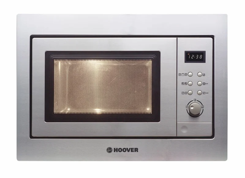 Micro-ondes encastrable Hoover H-MICROWAVE 100 HMG281X 28 litres 900 W (H 151 x L 117 x P 102 cm) Grill Argent