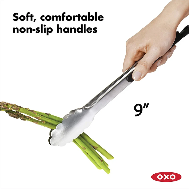 Oxo - 9" Stainless Steel Utility Tongs