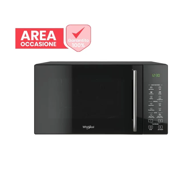OFFRES SPÉCIALES 2532 Four à micro-ondes combiné Whirlpool 6 Sense MWP 295 B, 29 litres, 900 watts (H 30 x L 53,9 x P 49,7 cm), noir.