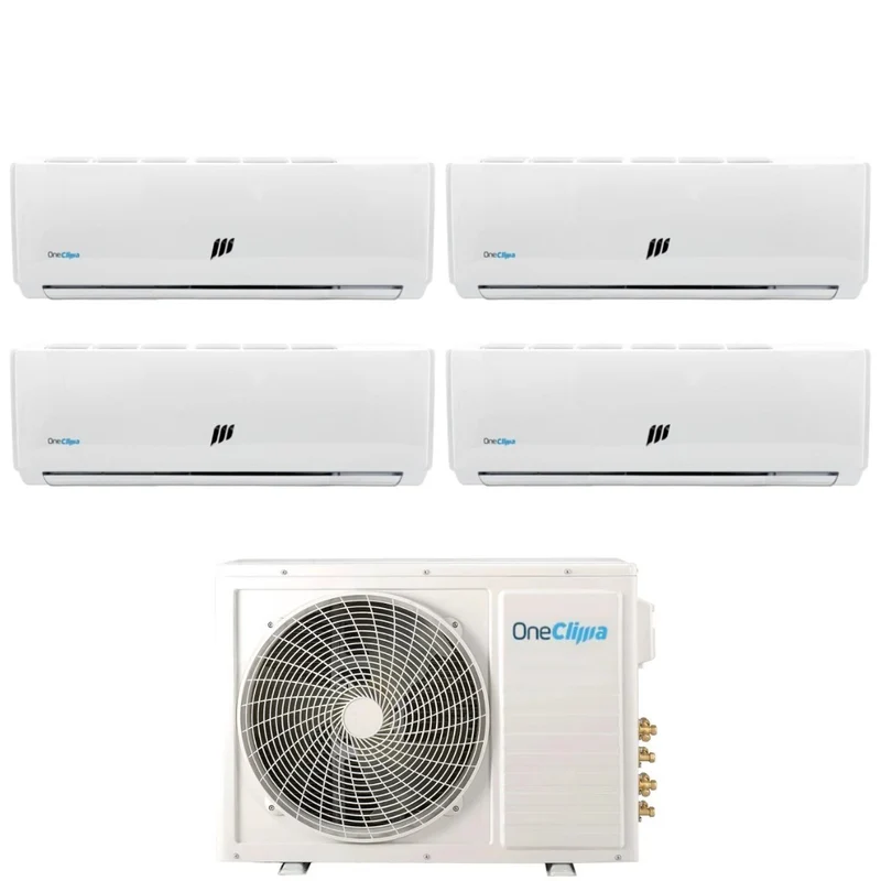 Climatiseur Quadri-Split OneClima 9+9+9+9 BTU R-32 Wi-Fi en option | Y24