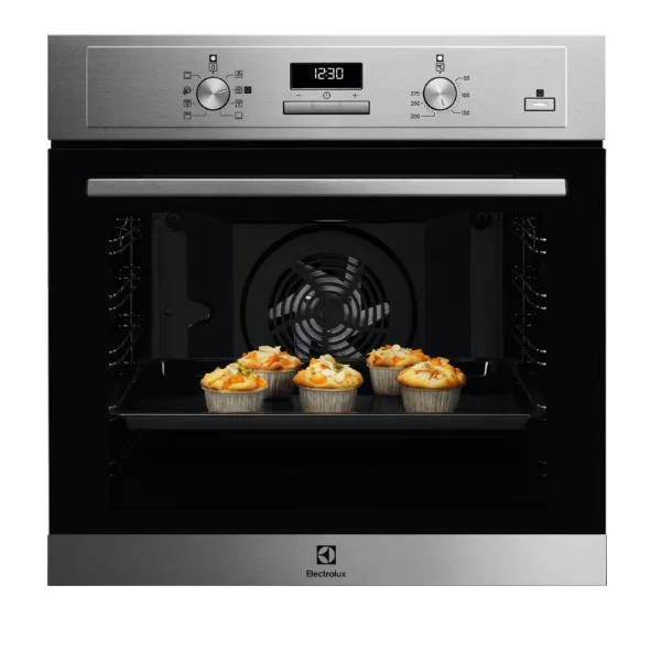 Four électrique à chaleur tournante Electrolux COD3S40X 72 L, classe A, en acier inoxydable (H 150 cm × L 151 cm × P 145 cm)