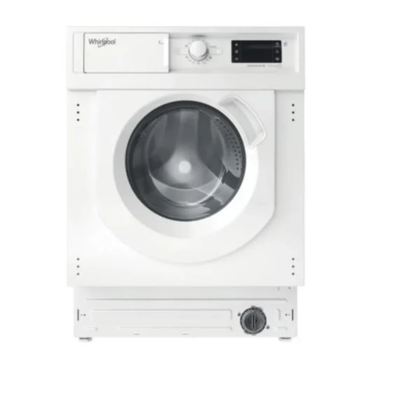 Lave-linge encastrable Whirlpool BI WMWG 71483E EU N, 7 kg, Classe D, 1400 tr/min (H 82 x L 59,5 x P 54,5 cm), blanc