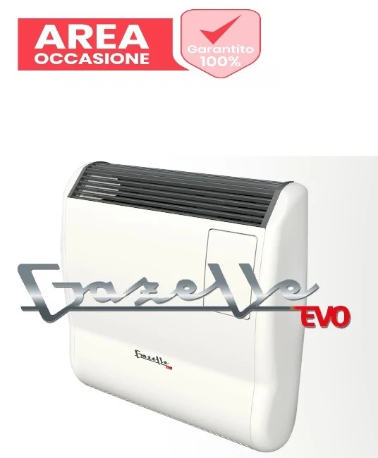 AREA OCCASIONE 3239 Radiatore a Gas Fondital GAZELLE EVO 5000 Metano da 4,52 kW con Kit Fumi