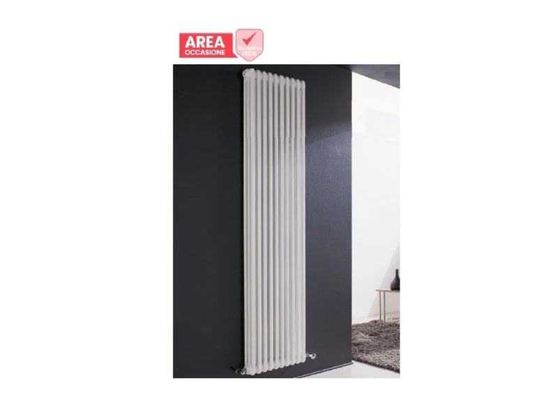 AREA OCCASIONI 3168 Batteria completa Radiatore Termosifone in acciaio tubolare Cordivari Ardesia 3 Colonne da 3 a 20 elementi h 2000 mm interasse 1944 mm tappi e riduzioni inclusi 10 elementi h. 2000