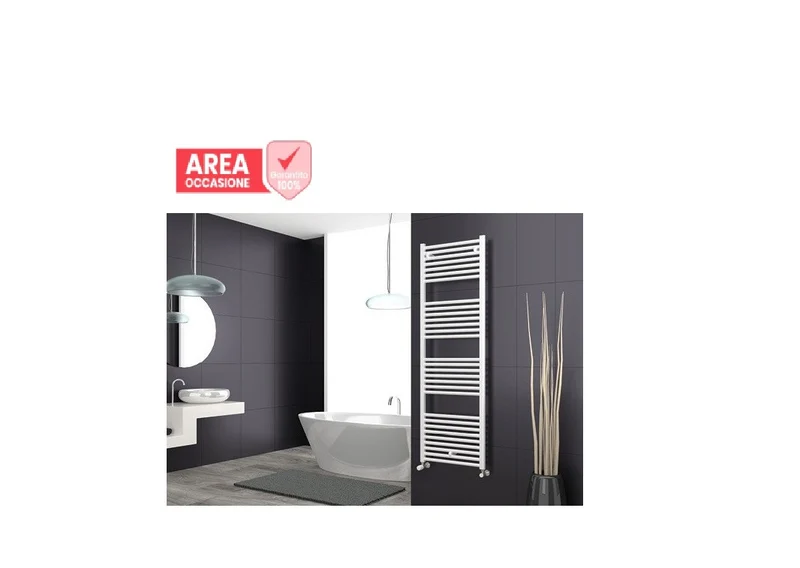 AREA OCCASIONI 3152 Termoarredo Scaldasalviette Cordivari Modello LISA 25 Verniciato Bianco - Disponibili in Varie Misure 500 x 1160 interasse 450