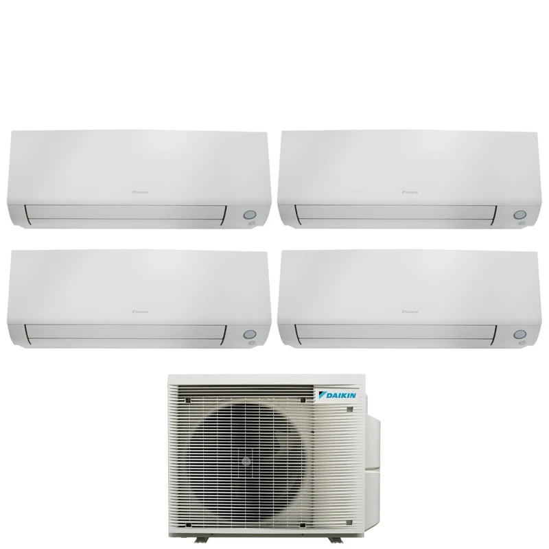 Climatiseur quadri-split inverter Daikin Bluevolution Quadri PERFERA toutes saisons série 5+5+5+5 avec 4MXM68A R-32, Wi-Fi intégré, garantie italienne 5000+5000+5000+5000