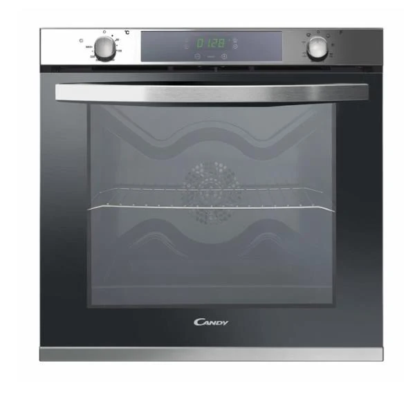 Four encastrable Candy CELF609X/E 80 litres, ventilé, classe A (H 151 x L 151 x P 145 cm), acier inoxydable CELF609X