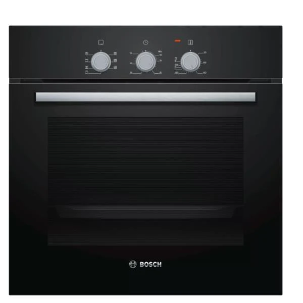 Four électrique encastrable Bosch HBF011BA0 66 litres, classe A (H 151 x L 151 x P 139 cm), noir, avec gril et ventilation