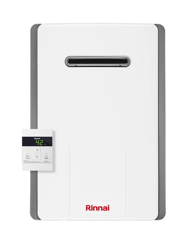 Chauffe-eau à gaz extérieur au méthane RINNAI INFINITY 17e, code REU-A1720W-E - NEUF
