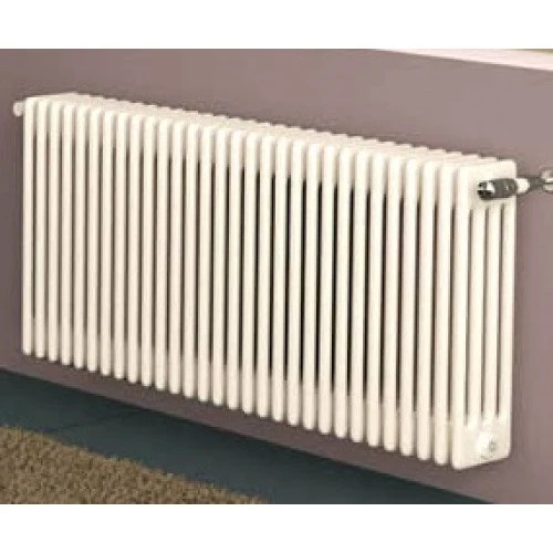 Batterie de radiateurs complète Cordivari Ardesia 3 colonnes, tubulaire en acier, de 3 à 24 éléments, hauteur 856 mm, entraxe 800 mm, bouchons et réducteurs inclus
