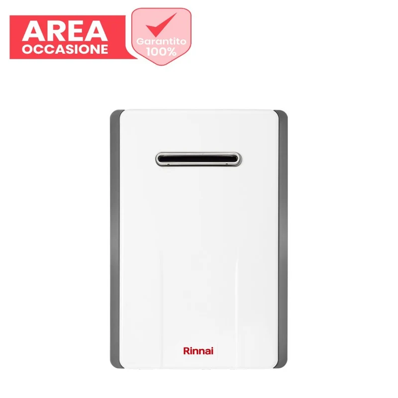 CHAUFFE-EAU À GAZ AU Méthane D'EXTÉRIEUR AREA OCCASIONI 2765 Rinnai INFINITY 14e REU-A1420W-E