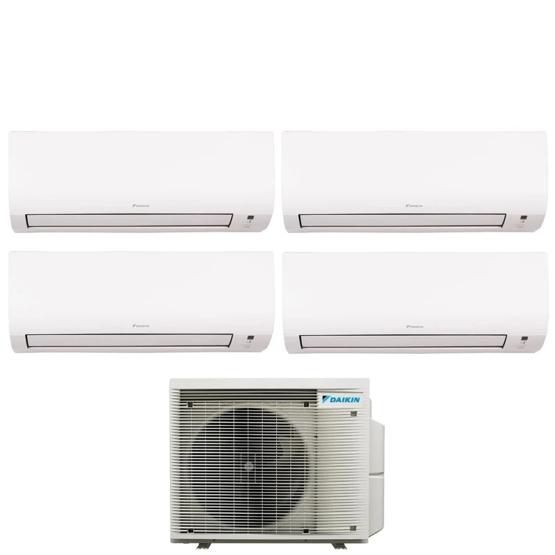 Climatiseur Daikin Quadri Split COMFORA 9+9+12+12 avec 4MXM80A R-32 et Wi-Fi intégré