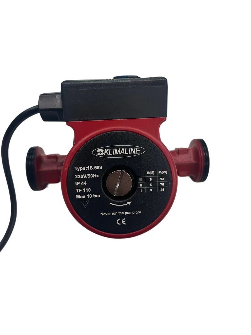 Circulateur d'eau chaude sanitaire 25/60 - 180 pour chaudière, poêle à granulés, cheminée thermique, 3 vitesses