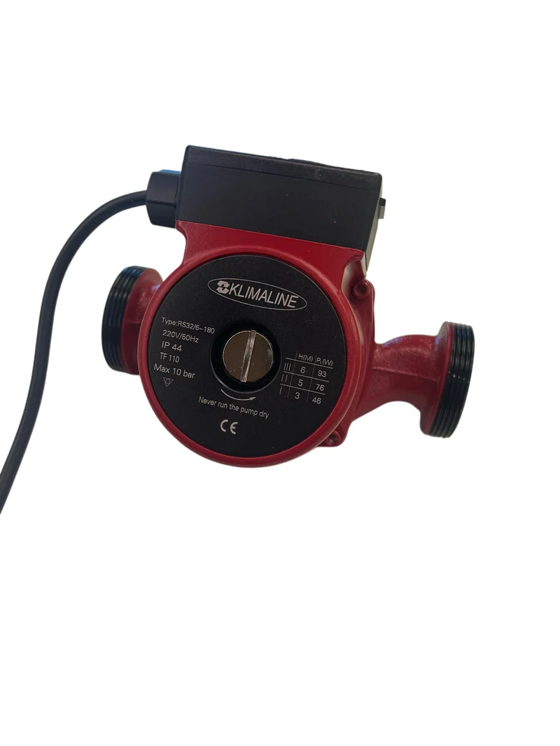 Pompe de circulation d'eau chauffante 32/60 - 180 pour chaudière, poêle à granulés, foyer thermique, 3 vitesses