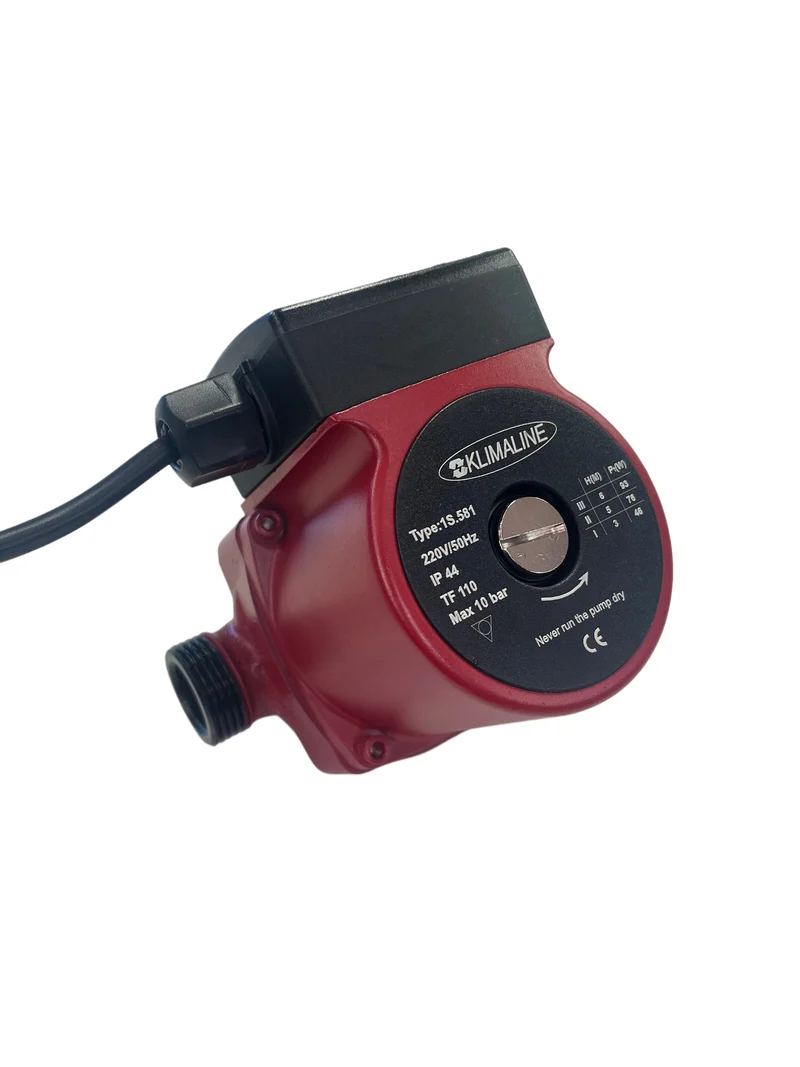 Circulateur d'eau chaude sanitaire 15/60 - 130 pour chaudière, poêle à granulés, cheminée thermique, 3 vitesses