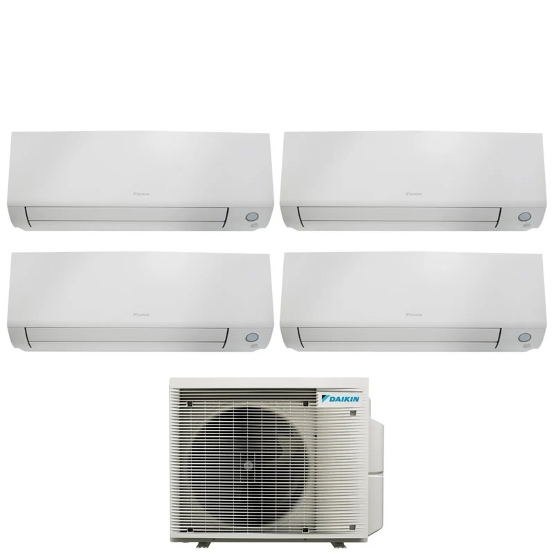 Climatiseur quadri-split inverter Daikin Bluevolution Quadri PERFERA toutes saisons série 5+5+5+15 avec 4MXM68A R-32, Wi-Fi intégré, garantie italienne 5000+5000+5000+15000